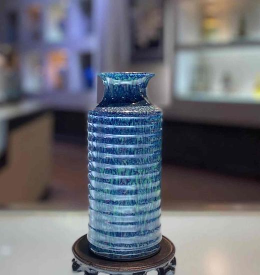 素炉钧釉弦纹瓶 商品图0