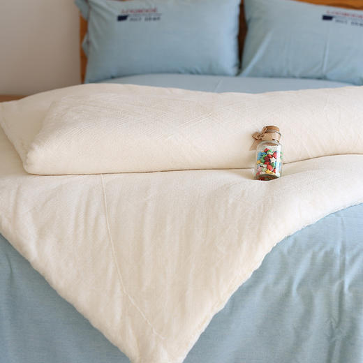 【床上用品】-8斤新疆棉花被酒店宿舍加厚保暖冬季棉被芯被子 商品图2