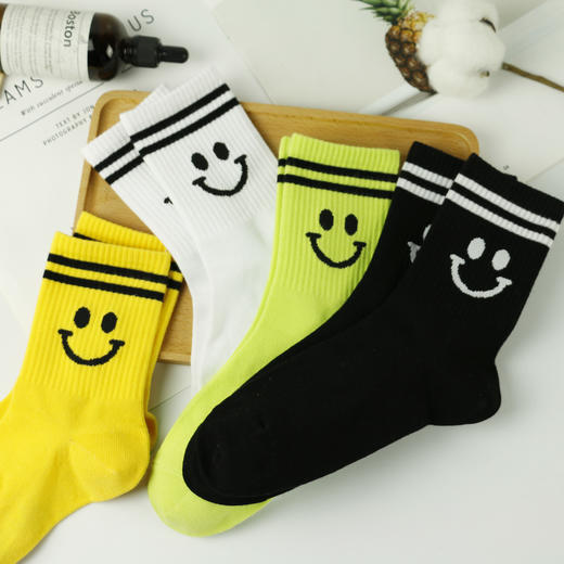 【19元6双】【7-10岁】儿童时尚四季棉袜精梳棉中长筒袜子大童棉袜潮袜【2123201】 商品图1