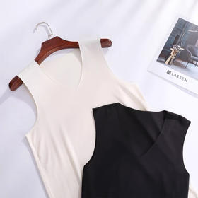 6F IVU 男士莫代尔无痕背心修身暖衣上装（2件）