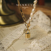 Manreya玛芮雅“锁梦”巴洛克珍珠拼接小金锁时尚小众设计感项链 商品缩略图1