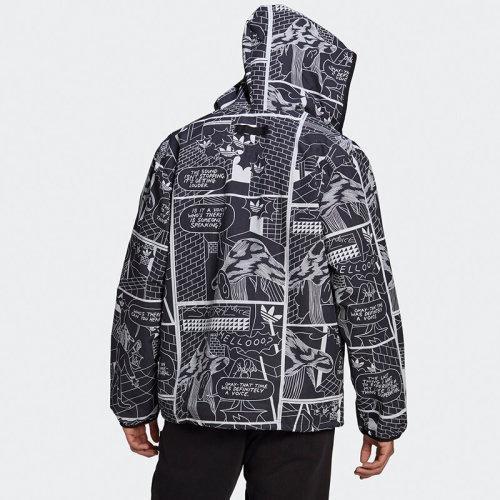 Adidas/阿迪达斯 三叶草 MULTICOLOR WB 男款 易烊千玺同款 时尚休闲 春季运动外套GN3333 商品图4