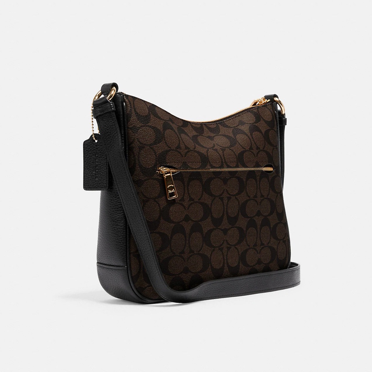 黑五好价￥999coachelliefile老花斜挎包