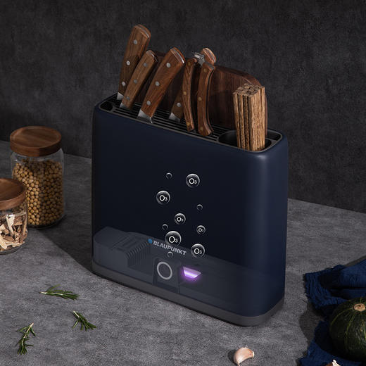 德国蓝宝刀具消毒器智能家用小型紫外线烘干案板砧板菜板消毒烘干刀架 商品图4