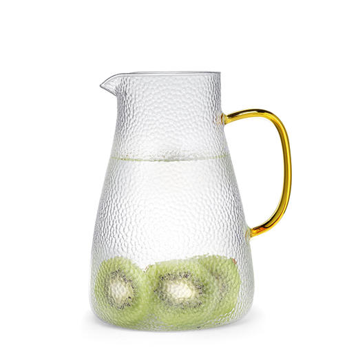 【耐热防爆，轻薄透亮】Pattern 锤目纹凉水壶1500ml 商品图4