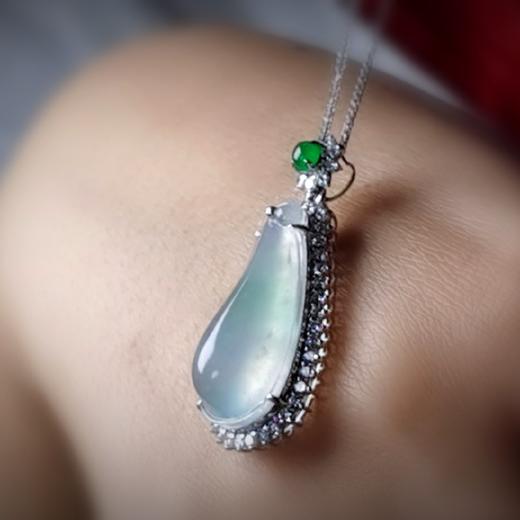 翡翠挂件18k金镶嵌福瓜 商品图13