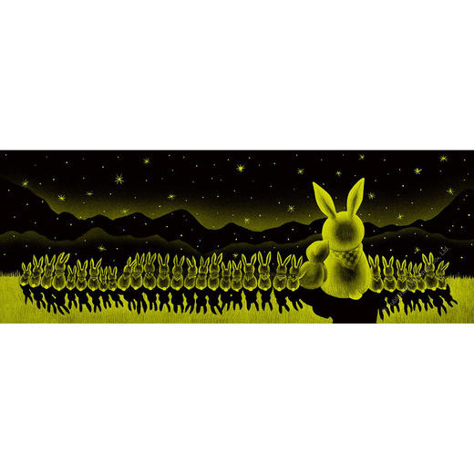 兔兔排排坐/1000片 商品图1