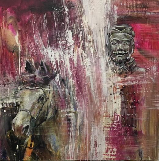 油画《兵马俑之二》 商品图0