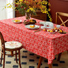 新春团圆新中式桌布简约红色餐桌布 商品缩略图0