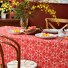 新春团圆新中式桌布简约红色餐桌布 商品缩略图1