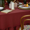 圣诞洋红萝莉桌布复古红色美式餐桌布 商品缩略图2