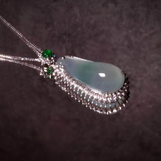 翡翠挂件18k金镶嵌福瓜 商品图9