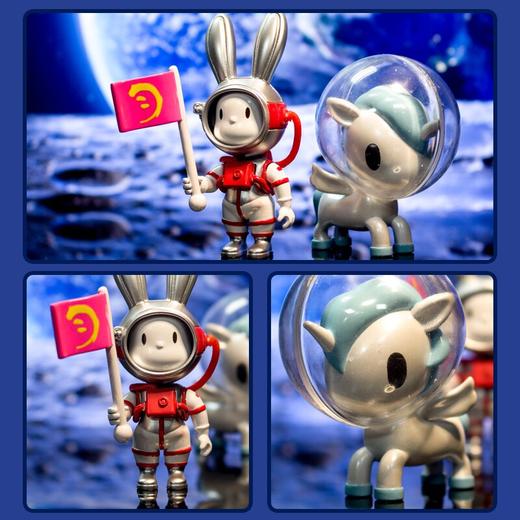 山姆同款tokidoki独角兽中国探月联名太空人扭蛋潮玩盲盒纪念儿童礼物潮昇 商品图6