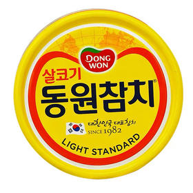 韩国进口东远金枪鱼罐头原味油浸海鲜吞拿鱼肉罐头