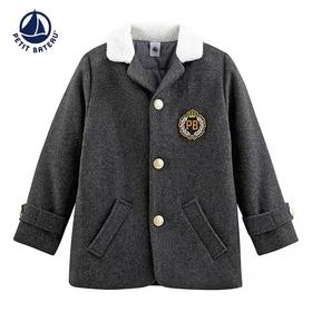 天空之城-Petit Bateau-男童夹棉羊毛大衣