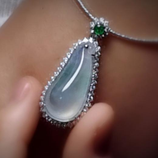 翡翠挂件18k金镶嵌福瓜 商品图12