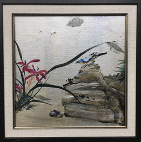 油画《花鸟系列之一》