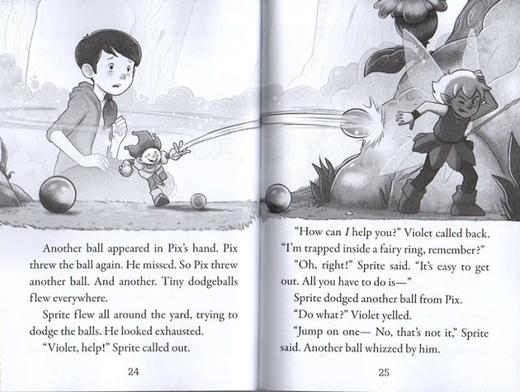 赠音频 蓝思500-560L Pixie Tricks 精灵游戏英文原版4册 驯龙大师同作者新书 学乐大树系列 儿童桥梁章节书 商品图3