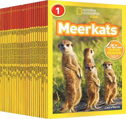 【宝莉爹书单·5-8岁】一阶段23册 美国国家地理分级阅读 National Geographic Kids Readers L1 英文原版儿童百科书动物科技系列 全彩儿童分级读物 商品图0