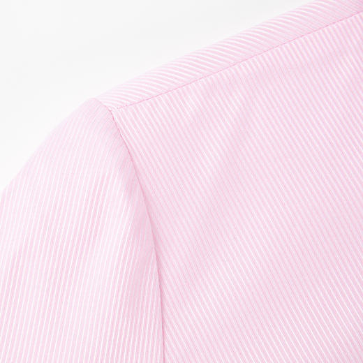 【50棉】罗蒙粉色衬衫女长袖秋季正装商务通勤职业装衬衣 商品图3