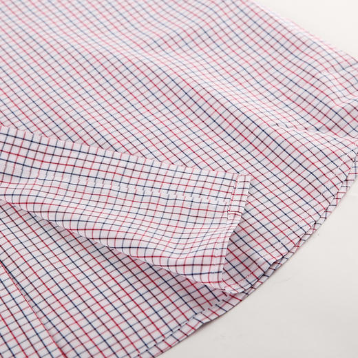 【竹纤维】罗蒙男士短袖衬衫夏季薄款凉爽竹纤维格子衬衣 商品图7