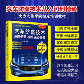 汽车防盗技术原理·应用·检测·匹配·案例（汽车防盗知识与技能大全，从入门到精通看这本就够了）