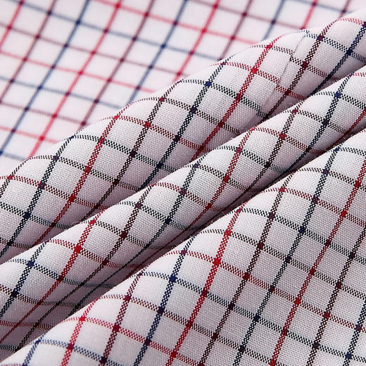 【竹纤维】罗蒙男士短袖衬衫夏季薄款凉爽竹纤维格子衬衣 商品图8