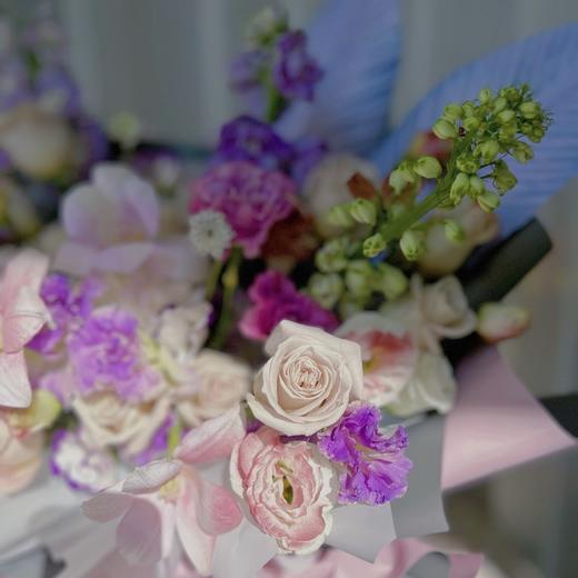 《紫色梦境》高级大飞燕郁金香花紫色系束 商品图5