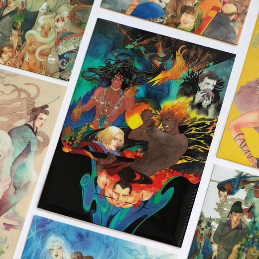 博物文创 神来之笔文件夹2 神怪秘史 手绘设计 艺术礼物 商品图3