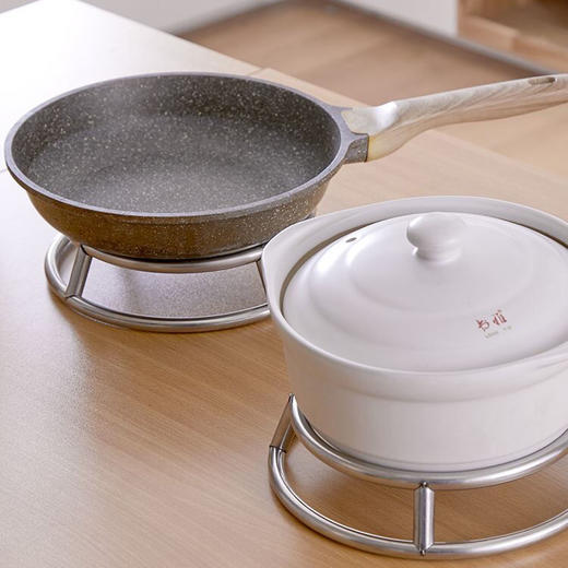 圆管锅垫厨房锅架置物架防烫隔热锅垫厨房放锅神器台面双层锅垫 商品图5