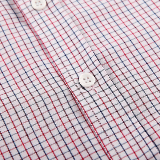 【竹纤维】罗蒙男士短袖衬衫夏季薄款凉爽竹纤维格子衬衣 商品图9