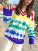 彩虹提花羊绒女衫 商品缩略图4