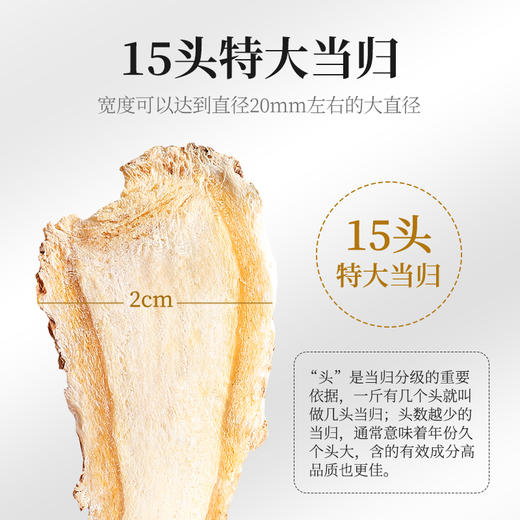 【杞里香甘肃岷县当归片罐装105g】当归头泡水切片 商品图1