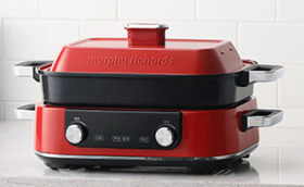 英国morphy摩飞多功能锅MR9099（红色）