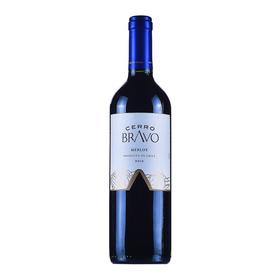 布拉沃山丘美乐干红750ml/瓶