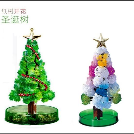 【趣味科学 魔法圣诞结晶树】魔法圣诞结晶树纸上开花科学实验 商品图2