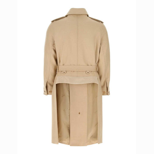 BURBERRY 博柏利 驼毛羊毛混纺重塑版型 Trench 风衣 男士风衣 卡其色 8045463 A7405 商品图1