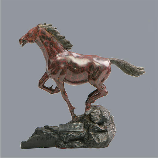 宇达青铜摆件 十二生肖马《前程无量》创意装饰 家居工艺摆件  高15.7cm 商品图0