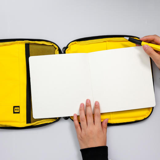 美团黄系列办公文具收纳套装 商品图2