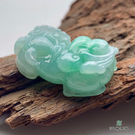 派瑞翡翠 翡翠挂件 糯种 绿色 商品图1