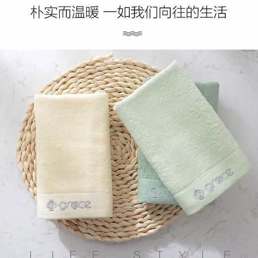 洁丽雅纯棉毛巾两条装 100%棉 商品图1