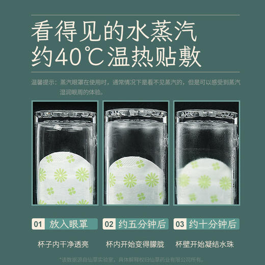 【呵护你的双眸】妙艾堂热敷蒸汽眼罩 一次性蒸气眼罩 艾草洋甘菊遮光发热护眼罩 商品图1