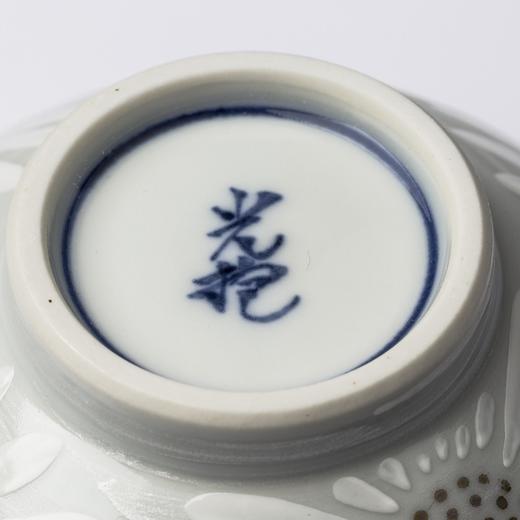 【T.NISHIKAWA】日本原产手工京烧清水烧白菊陶瓷茶杯 商品图9