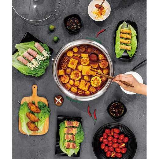 艾贝丽 | 4L分体式多功能电火锅XP-B21小家电 商品图5