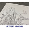 【有步骤、大彩图】郑玲玲工笔画白描底稿小品《兰花双蝶》初学者临摹花鸟线稿ZL15 商品缩略图4