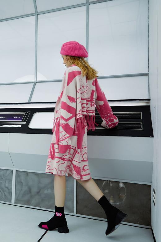 精致提花羊绒半裙 商品图3