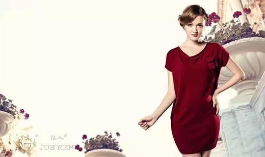 5F 珏人 羊绒女短袖时装连衣裙 商品图0