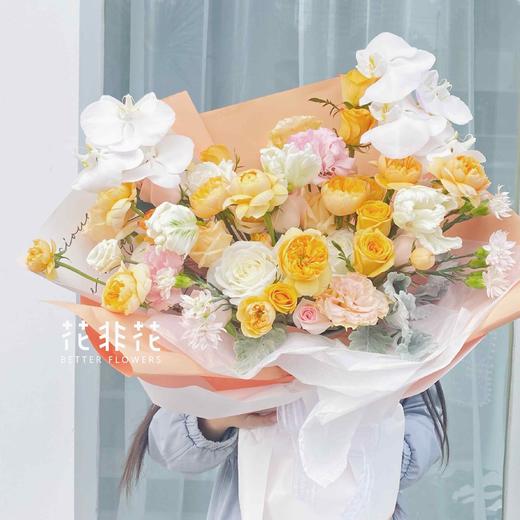 《暖阳》暖色系混搭花束 商品图0