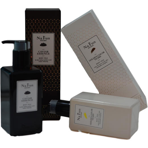 【中欧班列精选】英国身体乳 NAFUN 娜芙妮金色年华黄金盈润/皇家鱼子精华身体乳滋润补水保湿乳300ML  临期日 23年10.28 介意勿拍 商品图0