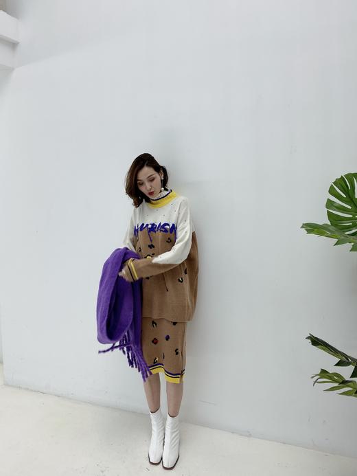 时尚豹纹羊绒半裙 商品图2